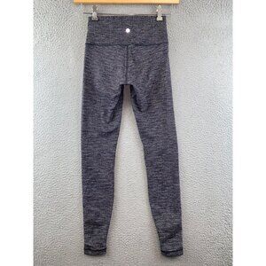 LULULEMON Womens 6  Gray Wunder Under High Rise‎ Cropped Leggings